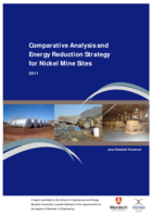 Comparative analysis and energy reduction strategy for nickel mine sites