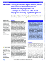 Study protocol for a prospective process evaluation of a culturally secure rehabilitation programme for Aboriginal Australians after brain injury: the Healing Right Way project