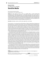 Sensitive Media