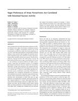 Sugar preferences of avian nectarivores are correlated with intestinal sucrase activity