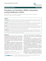 Prevalence of Clostridium difficile colonization among healthcare workers