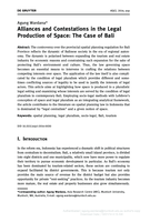Alliances and contestations in the legal production of space: The case of Bali