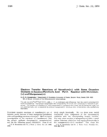 Electron transfer reactions of vanadium(IV) with some oxyanion oxidants in aqueous perchloric acid. Part I. Reaction with chromium-(VI) and manganese(VII)