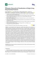 Automatic hierarchical classification of kelps using deep residual features