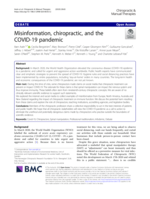 Misinformation, chiropractic, and the COVID-19 pandemic