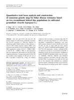 Quantitative trait locus analysis and construction of consensus genetic map for foliar disease resistance based on two recombinant inbred line populations in cultivated groundnut (Arachis hypogaea L.)