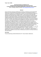 Assessing goodness-of-fit measures for multidimensional personal epistemiology survey instruments: An alternate approach using multitrait-multimethod confirmatory factor analysis