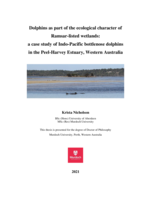 Dolphins as part of the ecological character of Ramsar-listed wetlands: A case study of Indo-Pacific bottlenose dolphins in the Peel-Harvey Estuary, Western Australia
