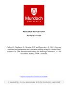 Investor sentiment and momentum and contrarian trading strategies: Mutual fund evidence