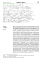 Fungal Planet description sheets: 400–468