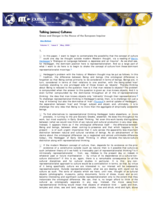Talking (across) cultures: Grace and danger in the House of the European inquirer