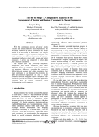 Too old to shop? A comparative analysis of the engagement of junior and senior customers in social commerce