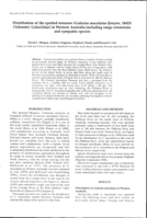 Distribution of the spotted minnow (Galaxias maculatus (Jenyns, 1842)) (Teleostei: Galaxiidae) in Western Australia including range extensions and sympatric species