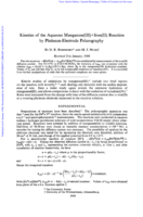 Kinetics of the aqueous manganese(III)+ iron(II) reaction by platinum-electrode polarography