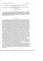 Airflow over a two-dimensional escarpment. I: Observations