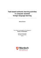 Task-based authentic learning activities in computer assisted foreign language learning