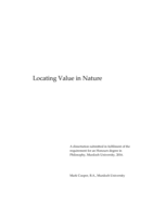 Locating value in nature