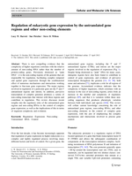 Regulation of eukaryotic gene expression by the untranslated gene regions and other non-coding elements