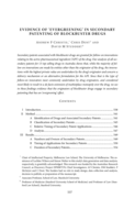 Evidence of 'evergreening' in secondary patenting of blockbuster drugs