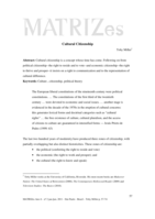 Cultural citizenship