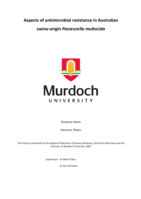 Aspects of antimicrobial resistance in Australian swine-origin Pasteurella multocida
