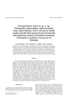 Paraspiralatus sakeri n. g., n. sp. (Nematoda: Spiruroidea, Spirocercidae) from saker falcons, Falco cherrug in Saudi Arabia and the first report of larvae from the subcutaneous tissues of houbara bustards, Chlamydotis undulata macqueeni in Pakistan