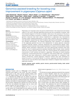 Genomics-assisted breeding for boosting crop improvement in pigeonpea (Cajanus cajan)