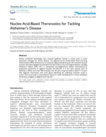 Nucleic acid-based theranostics for tackling Alzheimer's Disease