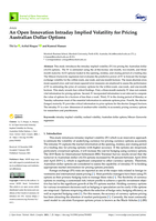 An open innovation intraday implied volatility for pricing Australian dollar options
