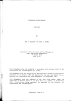 Mooradung Nature Reserve: management plan No.1