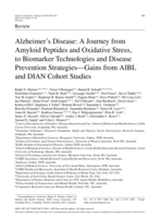 Alzheimer’s disease: A journey from amyloid peptides and oxidative stress, to biomarker technologies and disease prevention strategies—gains from AIBL and DIAN cohort studies