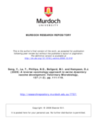 A reverse vaccinology approach to swine dysentery vaccine development