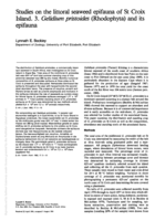 Studies on the littoral seaweed epifauna of St.Croix Island. 3. Gelidium pristoides (Rhodophyta) and its epifauna