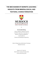 The mechanism of bornite leaching: Insights from mineralogical and textural characterisation