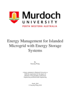 Energy management for islanded microgrid with energy storage systems