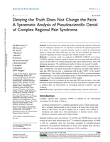 Denying the truth does not change the Facts: A systematic analysis of pseudoscientific denial of complex regional pain syndrome