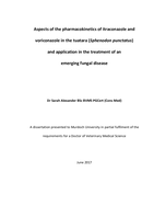 Aspects of the pharmacokinetics of itraconazole and voriconazole in the tuatara (Sphenodon punctatus) and application in the treatment of an emerging fungal disease
