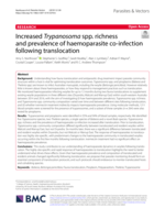 Increased Trypanosoma spp. richness and prevalence of haemoparasite co-infection following translocation
