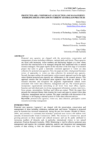 Protected area visitor data collection and management: Emerging issues and gaps in current Australian practices
