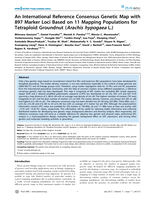 An international reference consensus genetic map with 897 marker loci based on 11 mapping populations for Tetraploid Groundnut (Arachis hypogaea L.)