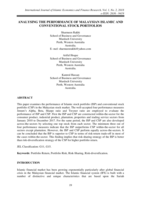 Analysing the performance of Malaysian Islamic and conventional stock portfolios