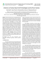 A review on various Smart Grid Technologies used in Power System