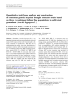 Quantitative trait locus analysis and construction of consensus genetic map for drought tolerance traits based on three recombinant inbred line populations in cultivated groundnut (Arachis hypogaea L.)