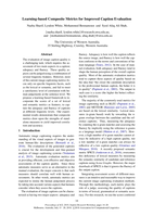 Learning-based composite metrics for improved caption evaluation