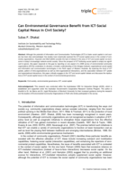 Can environmental governance benefit from an ICT-social capital nexus in civil society?