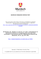 Development of educational software for designing shell-and-tube heat exchangers