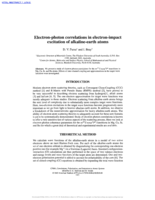 Electron-photon correlations in electron-impact excitation of alkaline-earth atoms