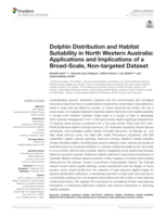 Dolphin distribution and habitat suitability in North Western Australia: Applications and implications of a Broad-Scale, Non-targeted Dataset