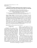 Antimicrobial susceptibility of bloodstream isolates of Staphylococcus aureus: Global results from the tigecycline evaluation and surveillance trial, 2004-2008