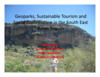 Geoparks, sustainable tourism and social contribution in the South East Asian Region